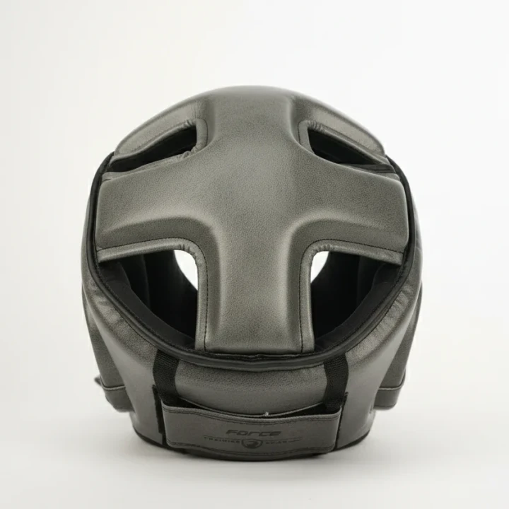 Kask bokserski szary